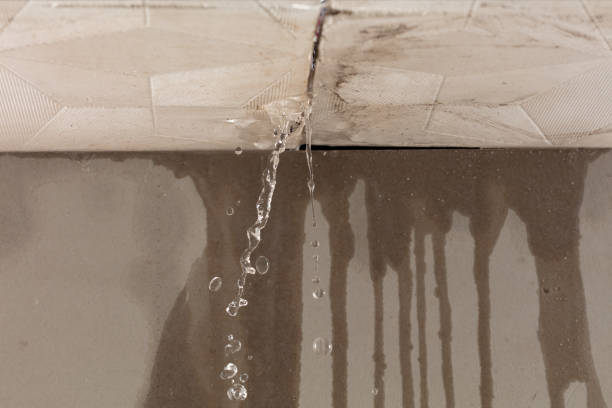 Professional Water Damage Restoration technician working in New Fairfield, CT